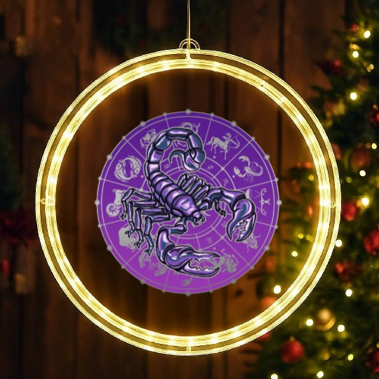 Scorpio Zodiac star sign horoscope Astrology LED Christmas Window Lights
