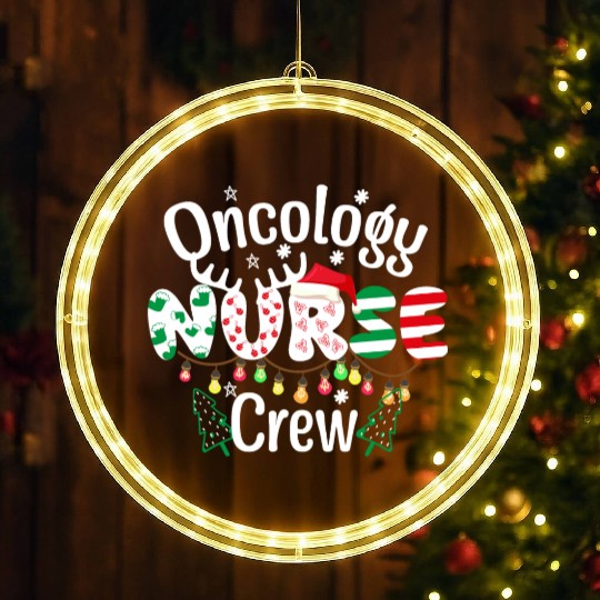 One merry Oncology Nurse Christmas LED Christmas Window Lights