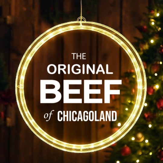 The Original Chicagoland Beef Company -The Bear TV LED Christmas Window Lights