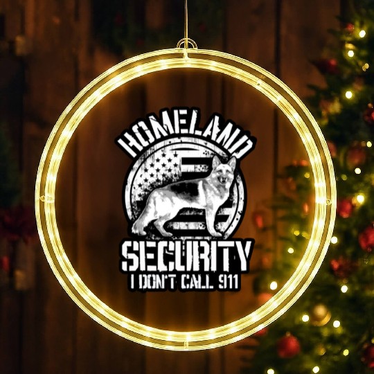 HOMELAND SECURITY LED Christmas Window Lights