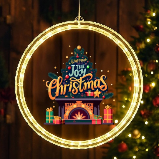 The Joy Christmas LED Christmas Window Lights