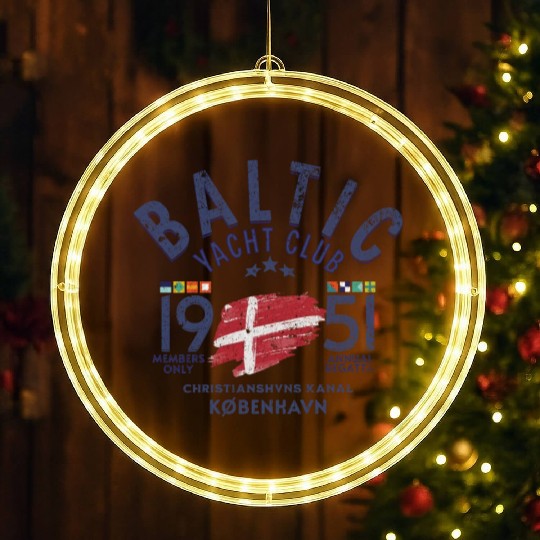 Baltic Yacht club Copenhagen blc LED Christmas Window Lights