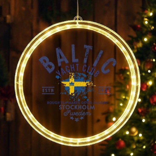 Baltic Yacht Club Stockholm Design LED Christmas Window Lights