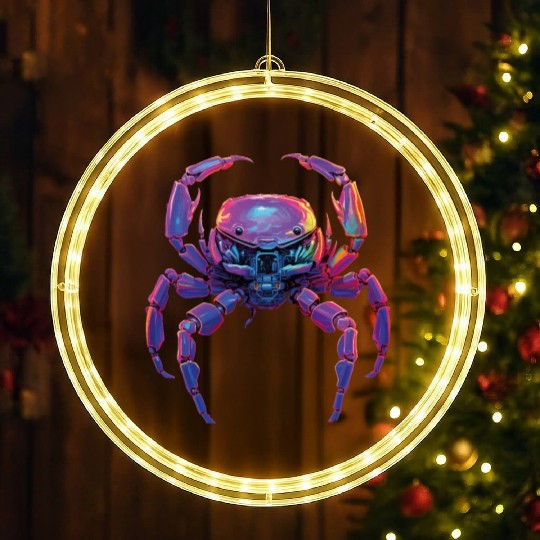 Robo-crab LED Christmas Window Lights
