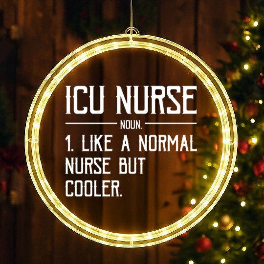 Registered Nurse RN Medical Hospital Healthcare LED Christmas Window Lights