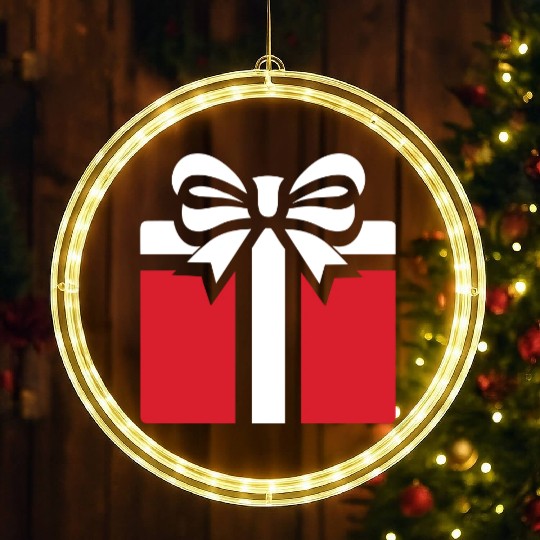 Gift box of joy LED Christmas Window Lights