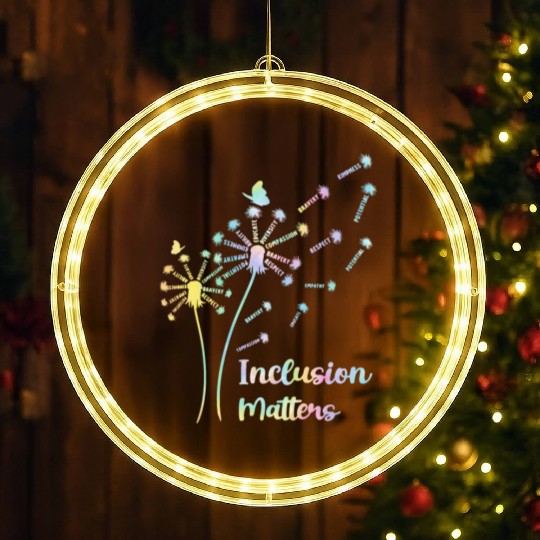 Inclusion Matters Special Education Sped Teacher LED Christmas Window Lights