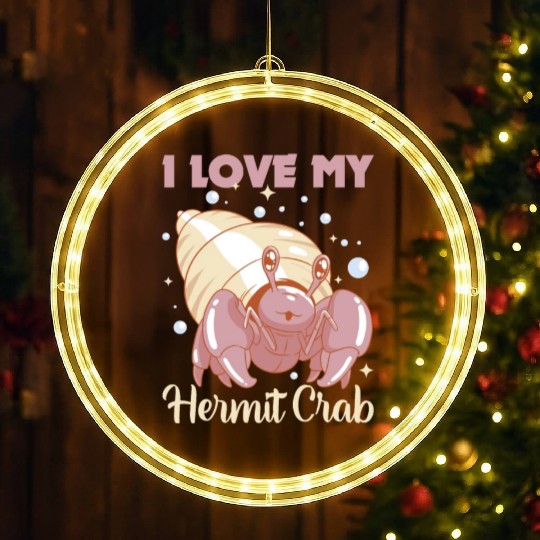 I love my Hermit Crab LED Christmas Window Lights