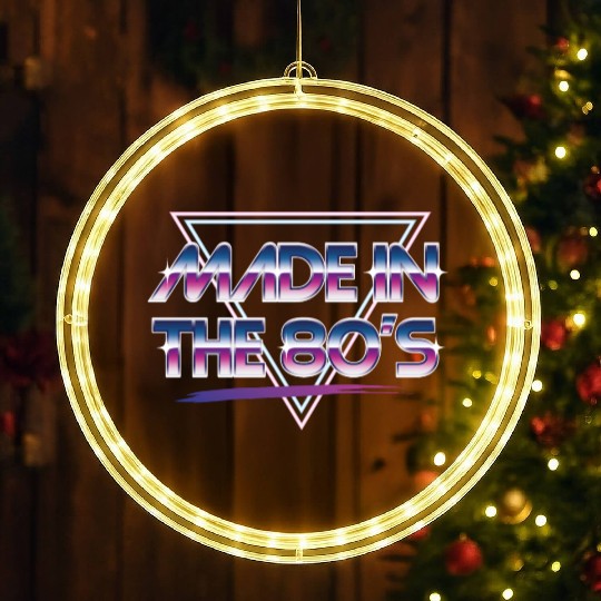 made in the 80s LED Christmas Window Lights
