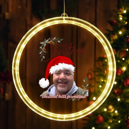 Farmer Nick Christmas LED Christmas Window Lights