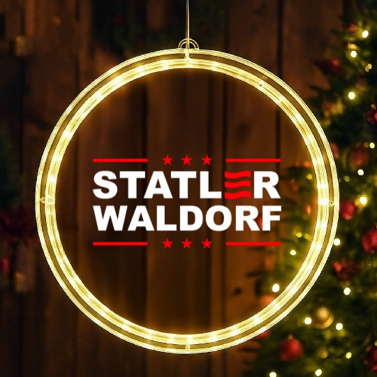 Statler and Waldorf LED Christmas Window Lights