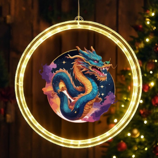traditional Chinese dragon LED Christmas Window Lights