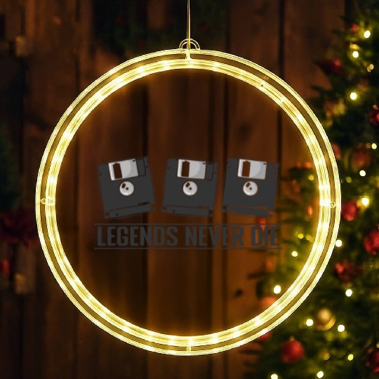 Legends Never Die Retro Memory Module LED Christmas Window Lights