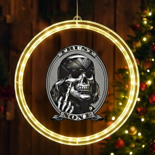 Stay focused and never give up LED Christmas Window Lights