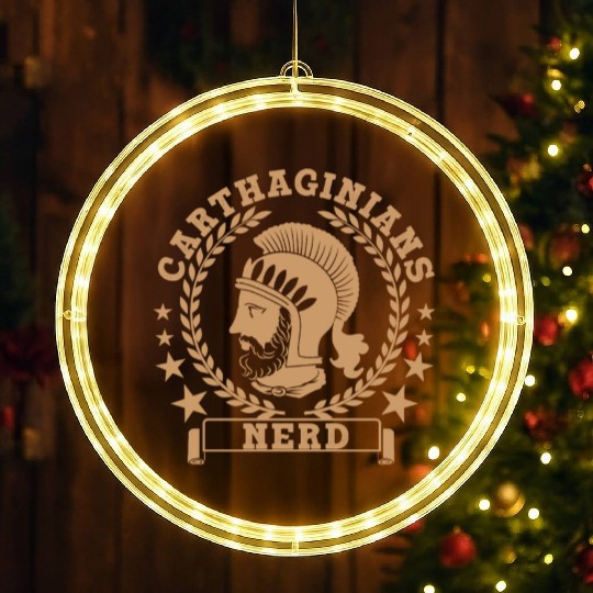 Carthaginians nerd LED Christmas Window Lights