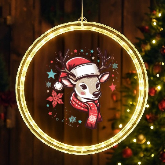 christmas Reindeer LED Christmas Window Lights