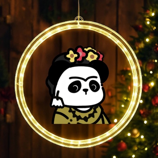 Frida Kahlo D83D DC3CGiant Panda LED Christmas Window Lights