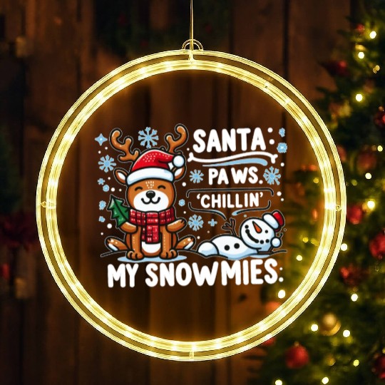 Winter Wonderland Embrace the Magic LED Christmas Window Lights