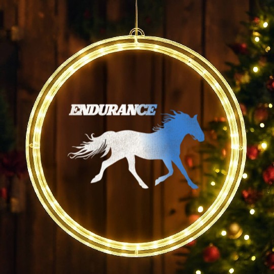 Napoleon Dynamite Running Horses Endurance LED Christmas Window Lights