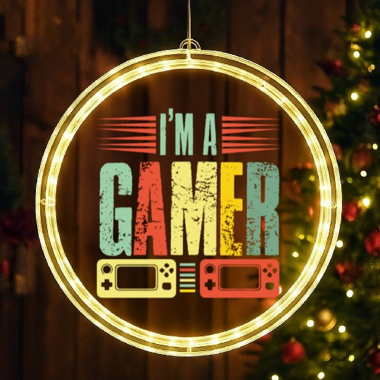 Im a gamer LED Christmas Window Lights