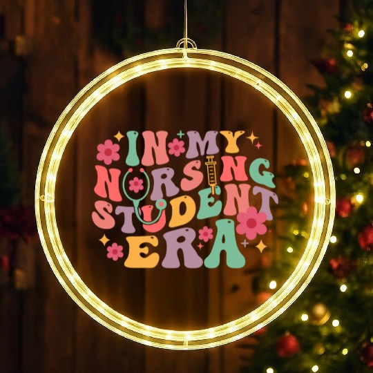 In My Nursing Student Era School Nurse Future LED Christmas Window Lights