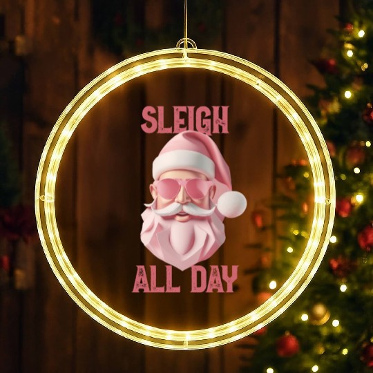 Sleigh all day LED Christmas Window Lights