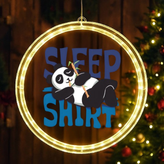 Sleep Panda LED Christmas Window Lights