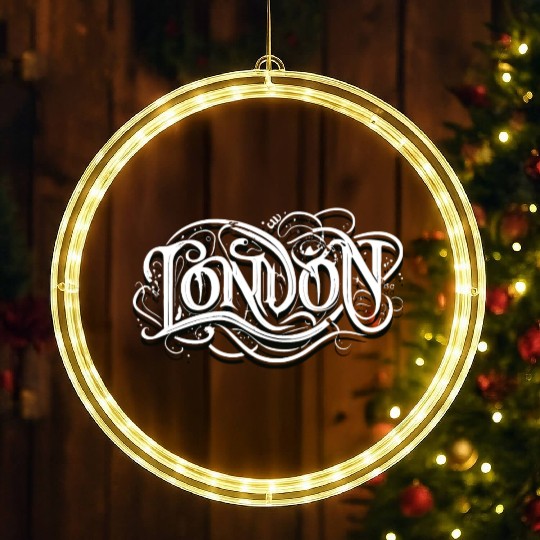 London Metalheads - London Metal Music Headbanger LED Christmas Window Lights
