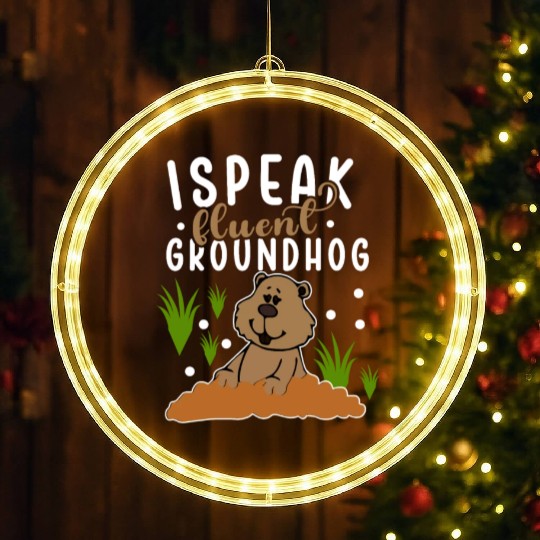 Groundhog Day 2024 Enthusiast February 2nd LED Christmas Window Lights