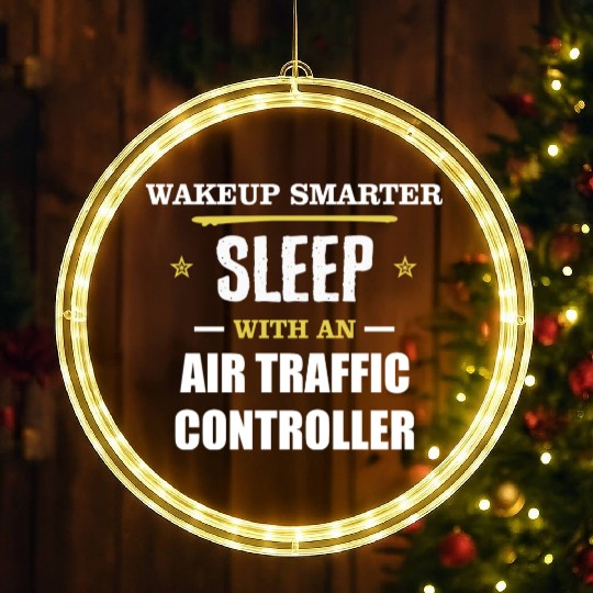 Wakeup Smarter Sleep WIth Air Traffic Controller LED Christmas Window Lights