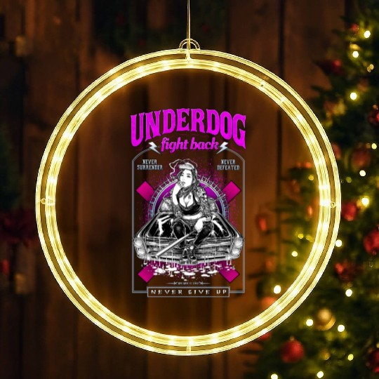 underdog fight back #1 LED Christmas Window Lights