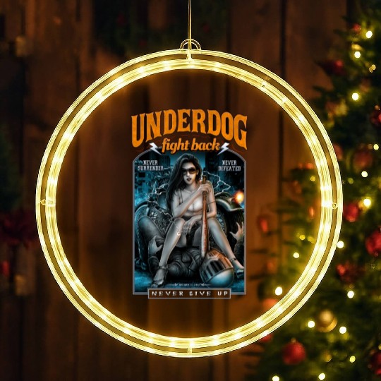 underdog fight back #2 LED Christmas Window Lights