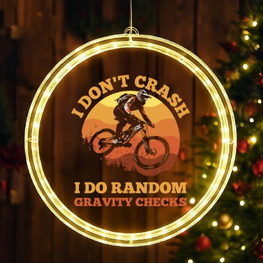 Daredevil Cyclist LED Christmas Window Lights