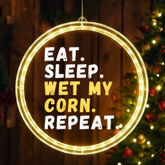 Maize Grower Home Gardening Cornfield LED Christmas Window Lights