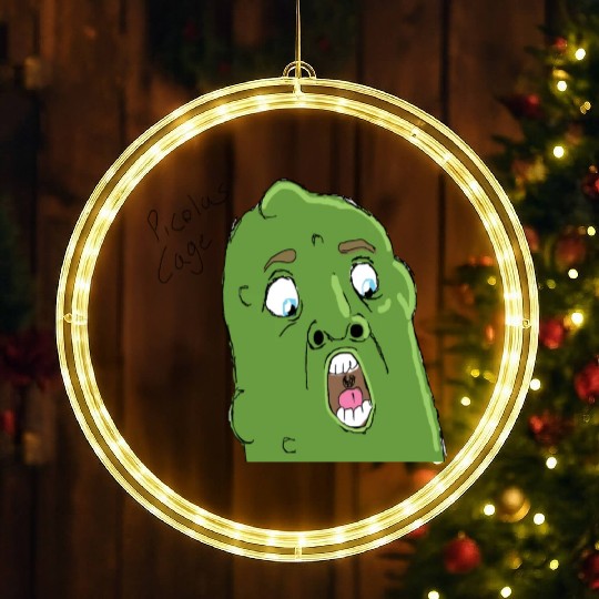 Picolas Cage LED Christmas Window Lights