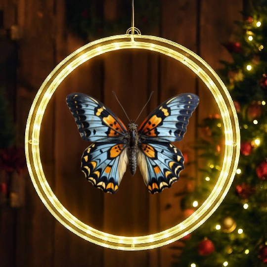 Butterfly Colorful Enchanting Delicate Insects LED Christmas Window Lights