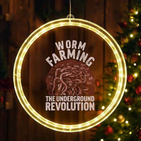 Worm Farming The Underground Revolution LED Christmas Window Lights