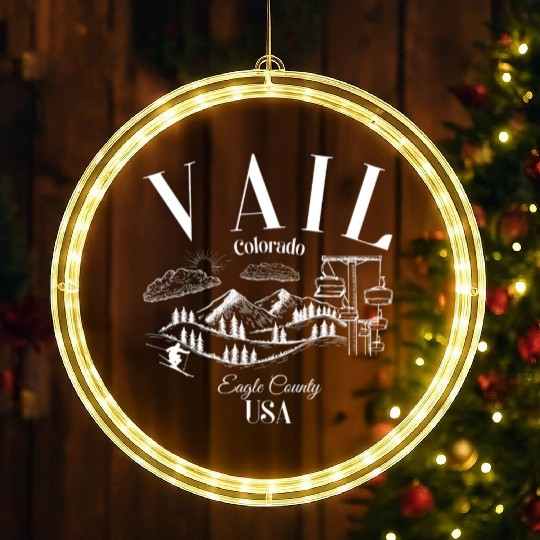 Vail Colorado LED Christmas Window Lights