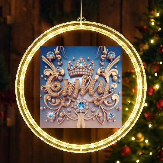 Emily With the crown LED Christmas Window Lights