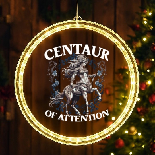 Centaur Mythical Creature Greek Mythology LED Christmas Window Lights