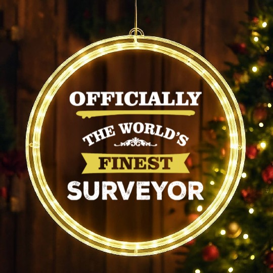 The World's Finest Surveyor LED Christmas Window Lights