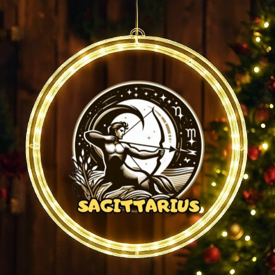 Sagittarius Horoscope LED Christmas Window Lights