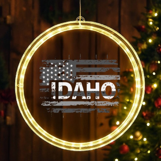 Gem State Glory IDAHO STATE LED Christmas Window Lights