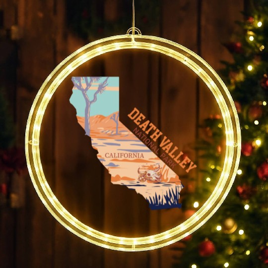DEATH VALLEY NATIONAL PARK LED Christmas Window Lights