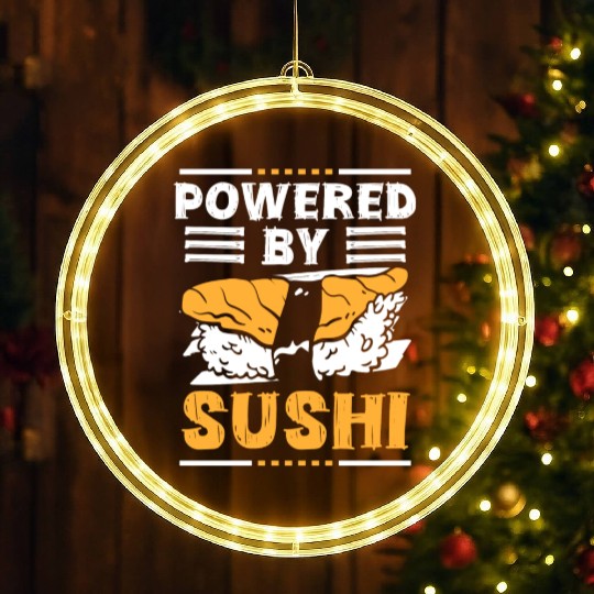 Japanese Roll Maki Cuisine LED Christmas Window Lights