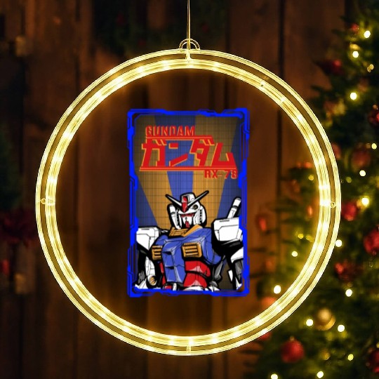 Gundam RX 78 LED Christmas Window Lights