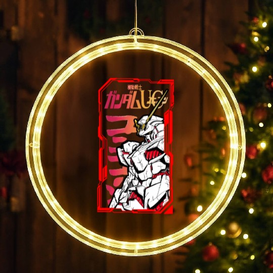 Gundam unicorn LED Christmas Window Lights