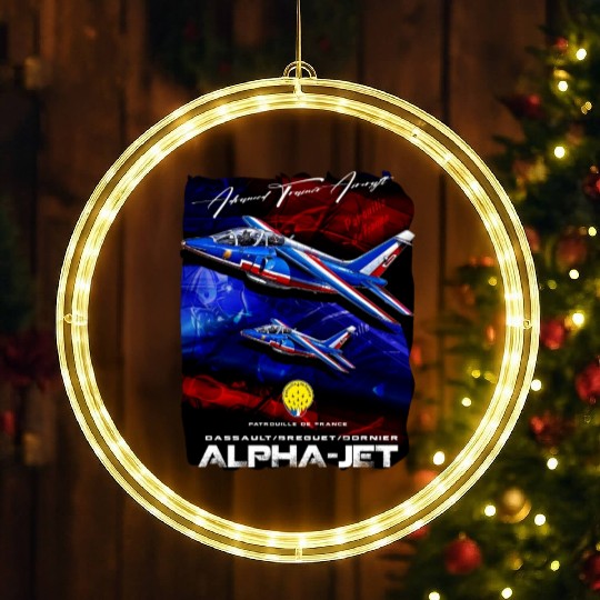Alpha Jet Belgium Air Force Advanced Trainer Aircr LED Christmas Window Lights