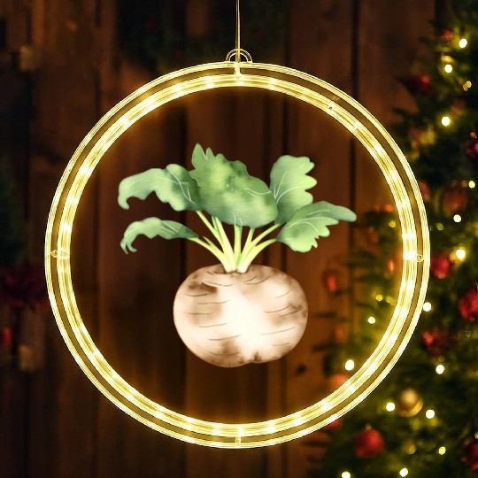 Fresh Turnip LED Christmas Window Lights