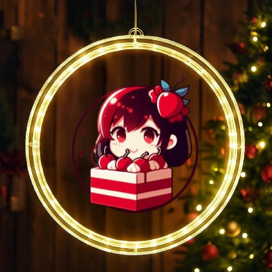 Red Velvet Cake LED Christmas Window Lights